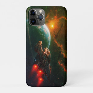 futuristisch ruimteschip iPhone 11 pro hoesje