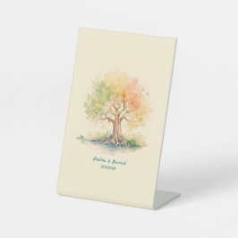 futuristisch teken van een sokkel reclamebord met voetstuk