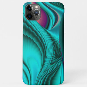 Futuristische Abstracte 3D Metallic Rainbow Art iPhone 11 Pro Max Hoesje