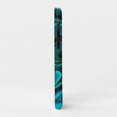 Futuristische Abstracte 3D Metallic Rainbow Art Case-Mate iPhone Case (Achterkant/links)