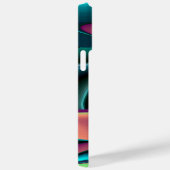 Futuristische Abstracte 3D Metallic Rainbow Art Case-Mate iPhone Case (Achterkant / Rechts)