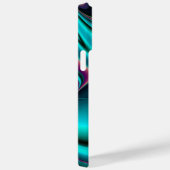 Futuristische Abstracte 3D Metallic Rainbow Art Case-Mate iPhone Case (Achterkant / Rechts)