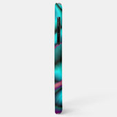 Futuristische Abstracte 3D Metallic Rainbow Art Case-Mate iPhone Case (Achterkant/links)