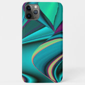 Futuristische Abstracte 3D Metallic Rainbow Art Case-Mate iPhone Case (Achterkant)