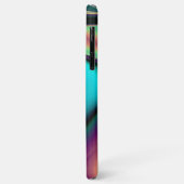 Futuristische Abstracte 3D Metallic Rainbow Art Case-Mate iPhone Case (Achterkant/links)