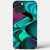 Futuristische Abstracte 3D Metallic Rainbow Art Case-Mate iPhone Case (Achterkant)