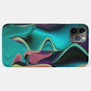 Futuristische Abstracte 3D Metallic Rainbow Art iPhone 11 Pro Max Hoesje