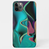 Futuristische Abstracte 3D Metallic Rainbow Art Case-Mate iPhone Case (Achterkant)