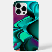 Futuristische Abstracte 3D Metallic Rainbow Art Case-Mate iPhone Case (Achterkant)