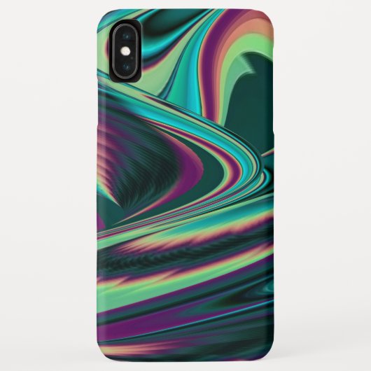 Futuristische Abstracte 3D Metallic Rainbow Art Case-Mate iPhone Case (Achterkant)