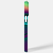 Futuristische Abstracte 3D Metallic Rainbow Art Case-Mate iPhone Case (Achterkant / Rechts)