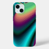 Futuristische Abstracte 3D Metallic Rainbow Art Case-Mate iPhone Case (Achterkant)