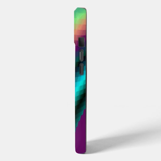 Futuristische Abstracte 3D Metallic Rainbow Art Case-Mate iPhone Case (Achterkant / Links)