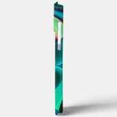 Futuristische Abstracte 3D Metallic Rainbow Art Case-Mate iPhone Case (Achterkant / Links)