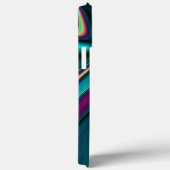 Futuristische Abstracte 3D Metallic Rainbow Art Case-Mate iPhone Case (Achterkant / Rechts)