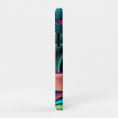 Futuristische Abstracte 3D Metallic Rainbow Art Case-Mate iPhone Case (Achterkant/rechts)
