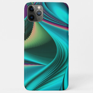Futuristische Abstracte 3D Metallic Rainbow Art iPhone 11 Pro Max Hoesje