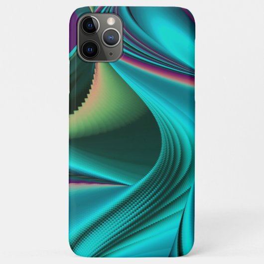 Futuristische Abstracte 3D Metallic Rainbow Art Case-Mate iPhone Case (Achterkant)