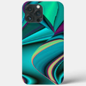 Futuristische Abstracte 3D Metallic Rainbow Art Case-Mate iPhone Case (Achterkant)