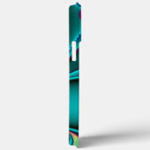 Futuristische Abstracte 3D Metallic Rainbow Art Case-Mate iPhone Case (Achterkant / Rechts)