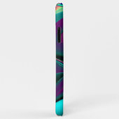 Futuristische Abstracte 3D Metallic Rainbow Art Case-Mate iPhone Case (Achterkant/rechts)