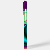 Futuristische Abstracte 3D Metallic Rainbow Art Case-Mate iPhone Case (Achterkant / Links)