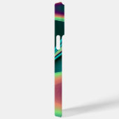 Futuristische Abstracte 3D Metallic Rainbow Art Case-Mate iPhone Case (Achterkant / Rechts)