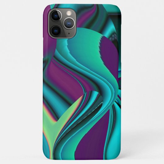 Futuristische Abstracte 3D Metallic Rainbow Art Case-Mate iPhone Case (Achterkant)