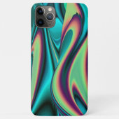 Futuristische Abstracte 3D Metallic Rainbow Art Case-Mate iPhone Case (Achterkant)