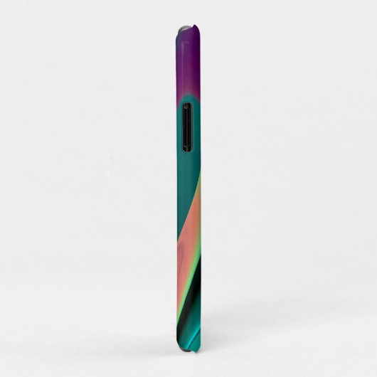 Futuristische Abstracte 3D Metallic Rainbow Art Case-Mate iPhone Case (Achterkant/rechts)