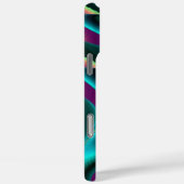 Futuristische Abstracte 3D Metallic Rainbow Art Case-Mate iPhone Case (Achterkant / Rechts)