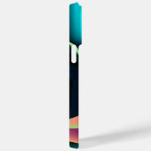 Futuristische Abstracte 3D Metallic Rainbow Art Case-Mate iPhone Case (Achterkant / Rechts)