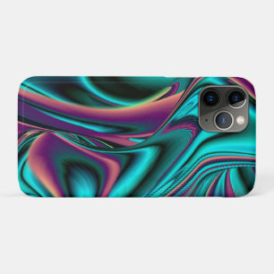 Futuristische Abstracte 3D Metallic Rainbow Art iPhone 11 Pro Hoesje