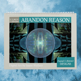 Futuristische Abstracte fractals 2026 Kalender