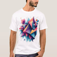Futuristische Abstracte geometrische vormen met Ne