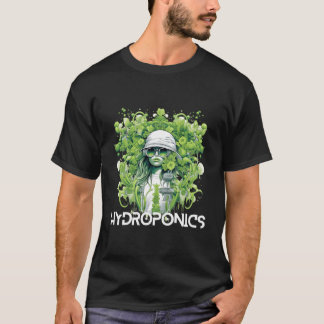 Futuristische Aeroponics Hydroponics Horticulture  T-shirt