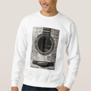 Futuristische akoestische gitaar ontwerp T-shirt