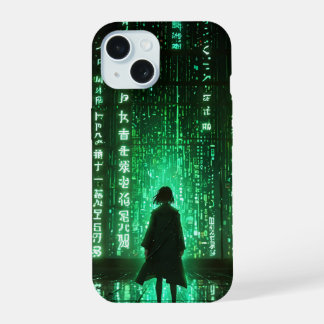 futuristische anime iPhone 15 hoesje