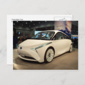 Futuristische auto briefkaart (Voorkant / Achterkant)