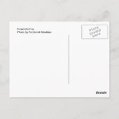 Futuristische auto briefkaart (Achterkant)