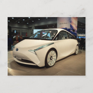 Futuristische auto briefkaart