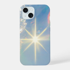 Futuristische blauwe chroom iPhone 14 Pro Max hoes 15 Hoesje