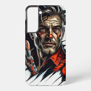 Futuristische Clown Art Phone Case Samsung Galaxy Hoesje