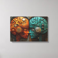 Futuristische Cyberpunk Kunstmatige Intelligentie
