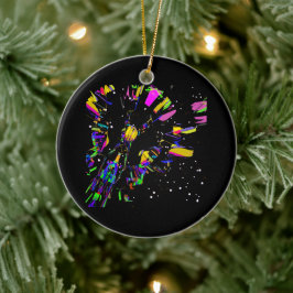 Futuristische digitale kunstcreaties keramisch ornament