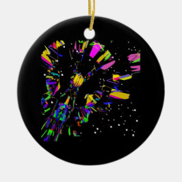 Futuristische digitale kunstcreaties keramisch ornament