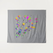 Futuristische digitale kunstcreaties wandkleed (Voorkant (horizontaal))