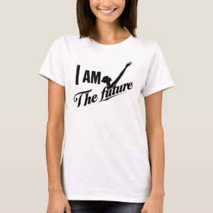 Futuristische Empowerment Grafische kunst Print T-shirt