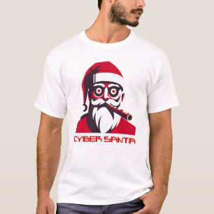 Futuristische festiviteiten: Een cyberpunk Noel Le T-shirt