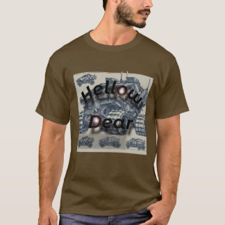 Futuristische gepantserde voertuig concept art t-shirt